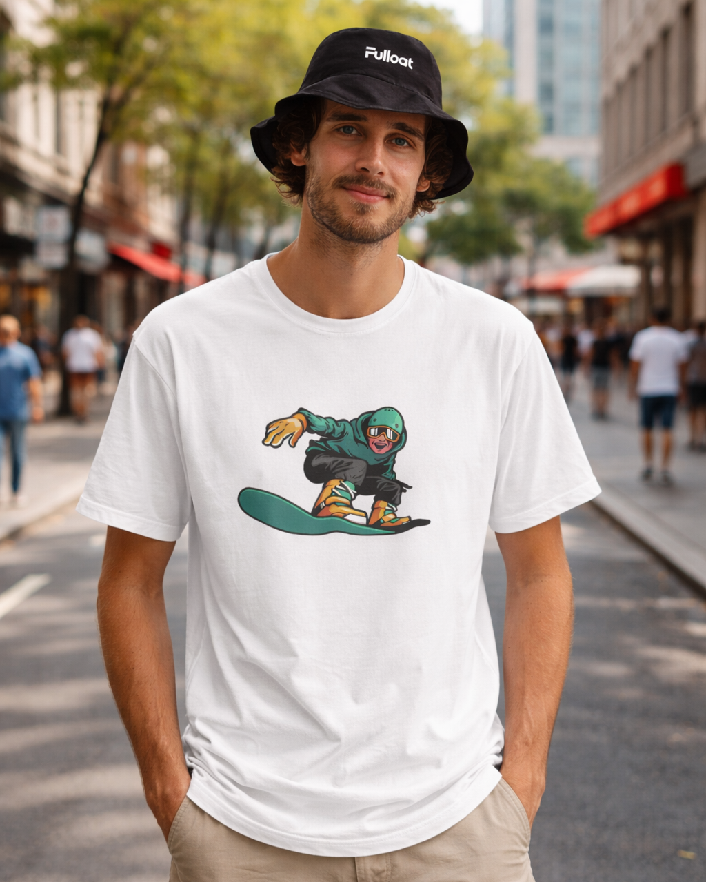 Skateboard Illustration Classic Tshirt