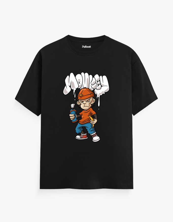 Cool Monkey Streetwear Men Classic Crew T-Shirt