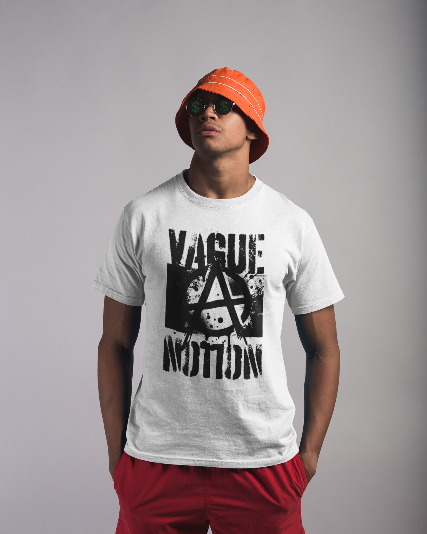 Grunge Illustration White Tshirt