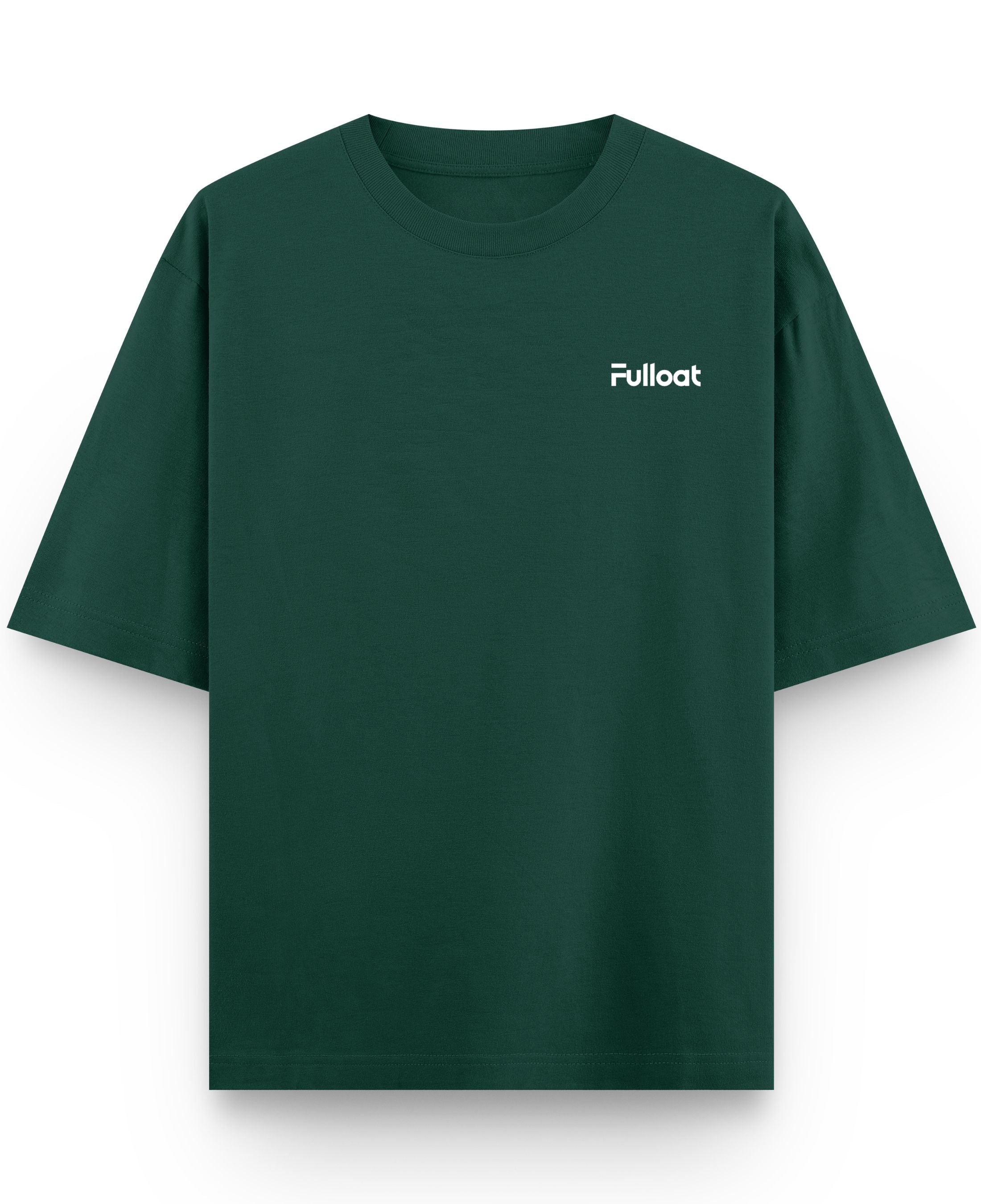Bottle Green Oversized T-Shirt Front Design