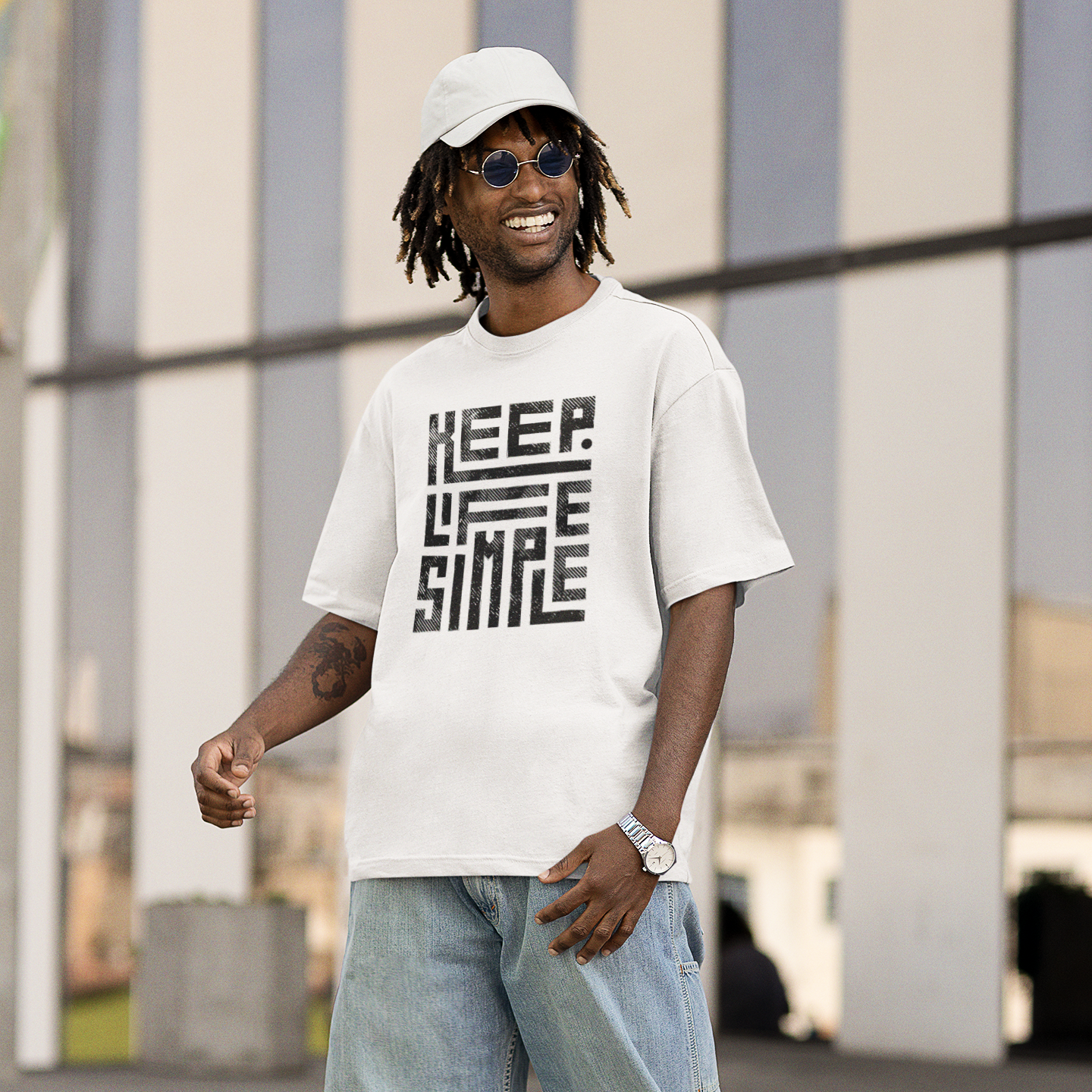 Keep Life Simple Oversized T-Shirt