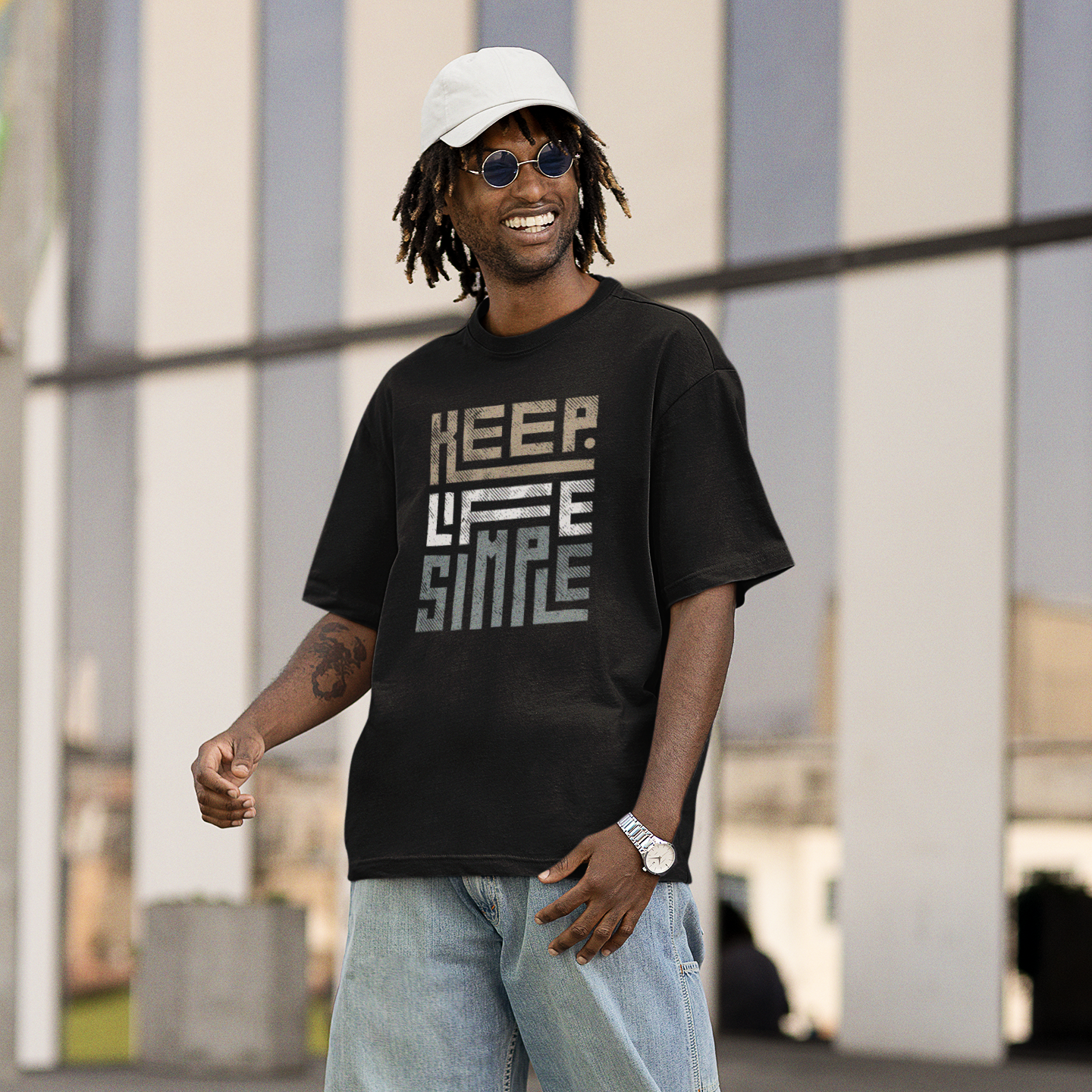 KLS Typo Oversized T-Shirt