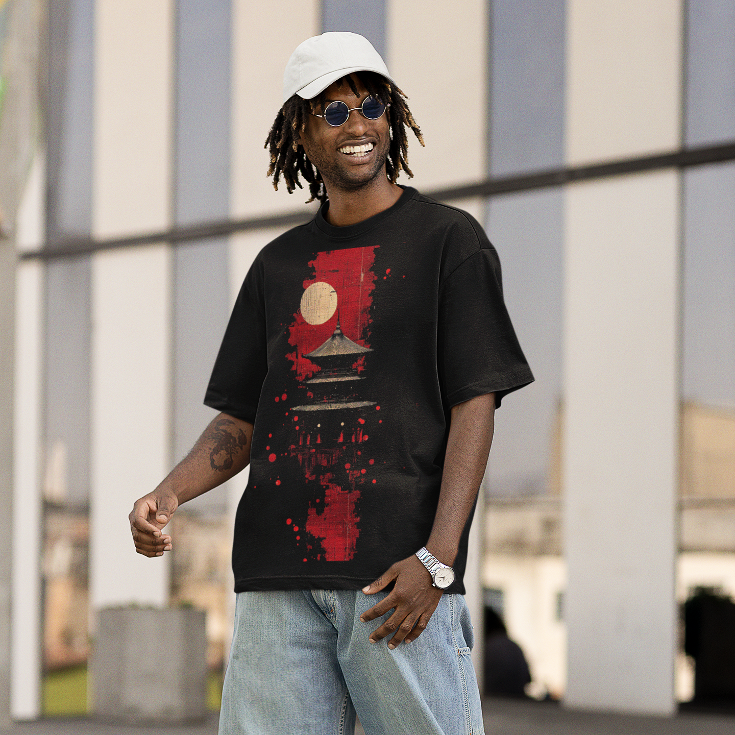 Japanese Temple Oversized T-Shirt