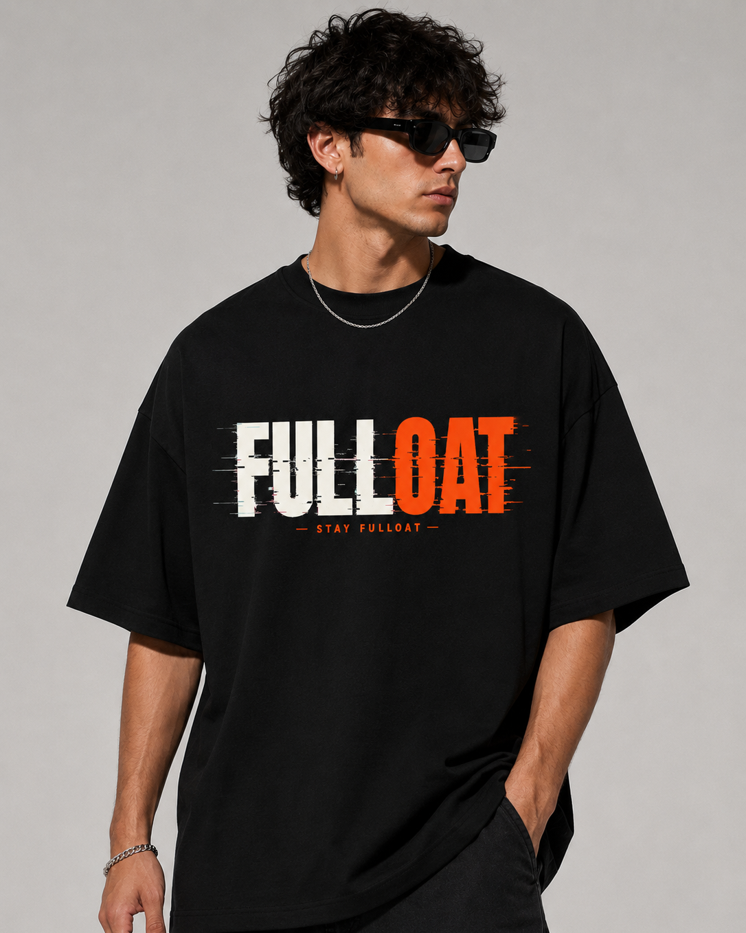 Oversized t-shirts online from Fulloat in 220 GSM cotton
