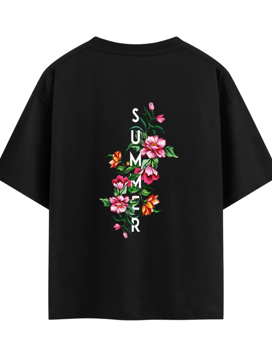 Summer oversized t-shirt in breathable 220 GSM cotton, boxy fit
