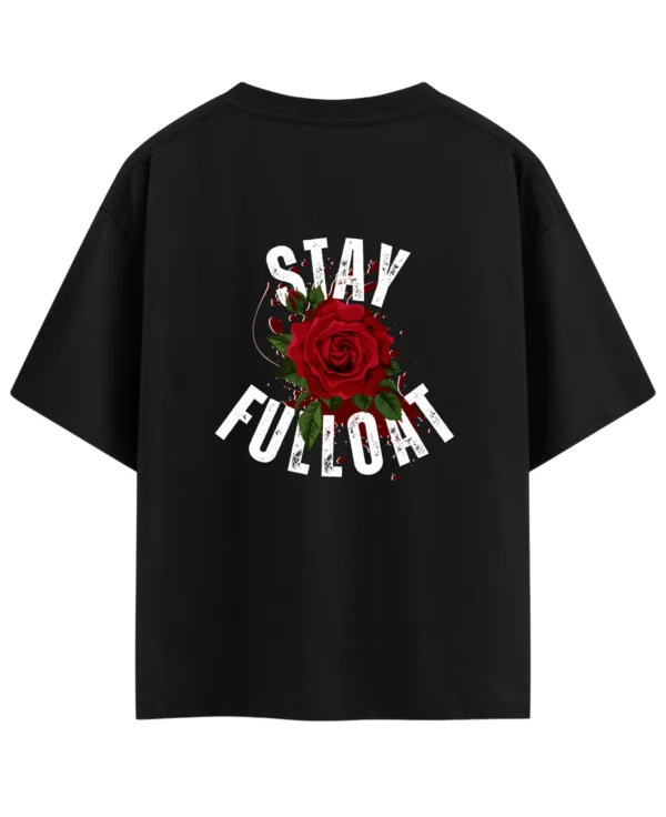 Stay Fulloat Rose Signature Oversized T-Shirt – photo 2