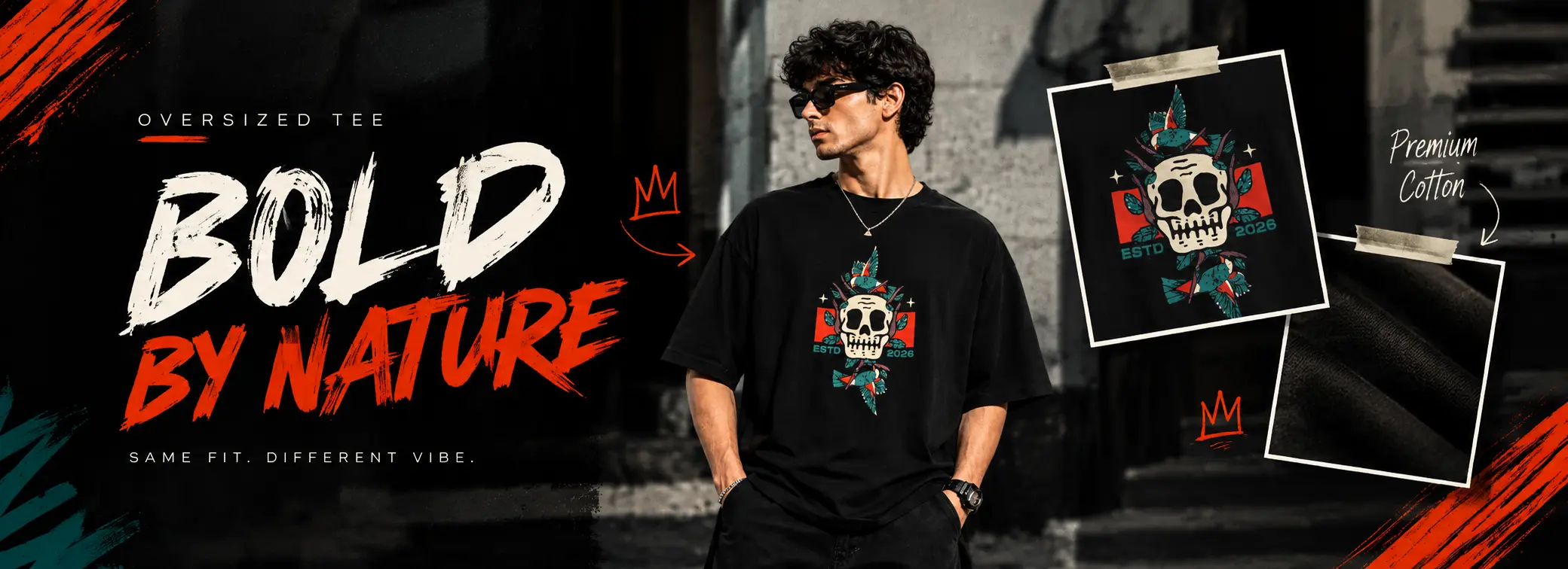 Fulloat oversized t-shirt banner 3