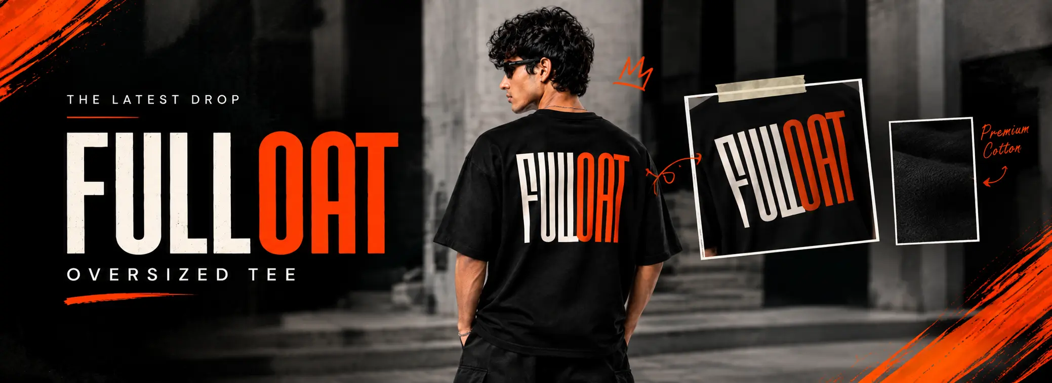 Fulloat oversized t-shirt banner 2